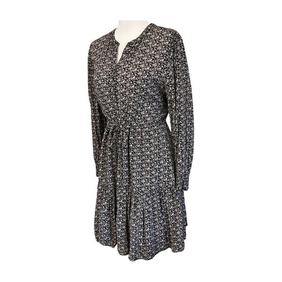 Lucky Brand Black and White Patterned Mini Dress - Picture 2 of 7